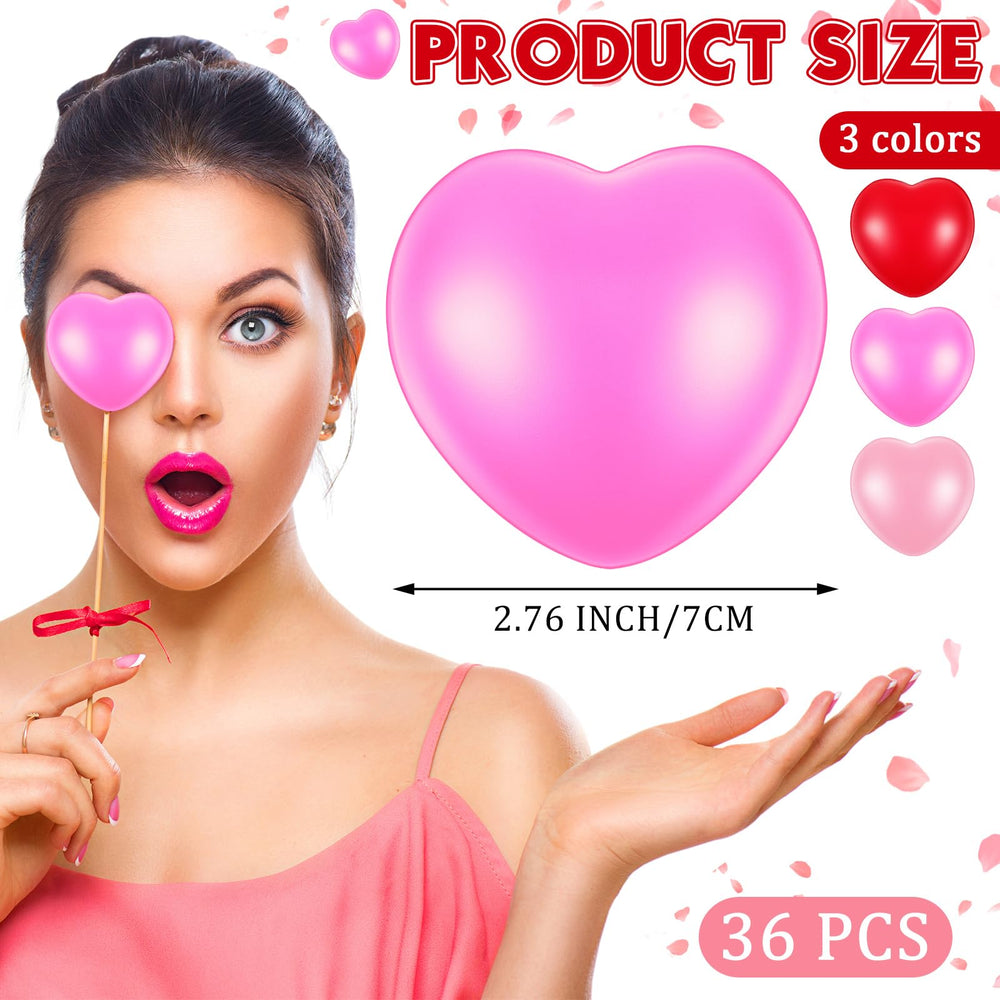 Sumind heart stress ball pink closeup ideal for uplifting mood during breaks