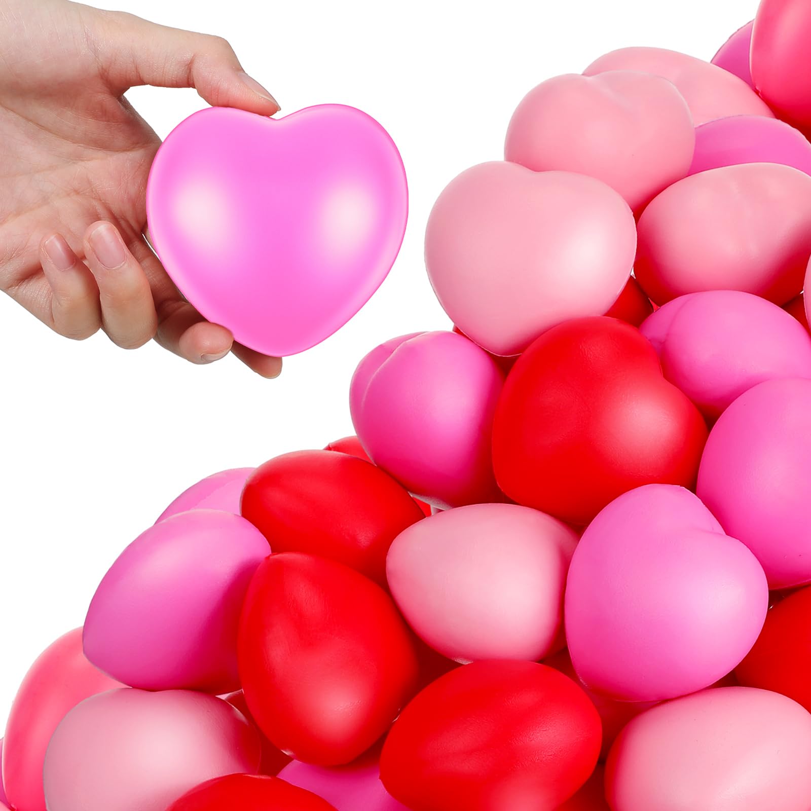 Sumind heart stress ball red closeup for quick stress relief at work