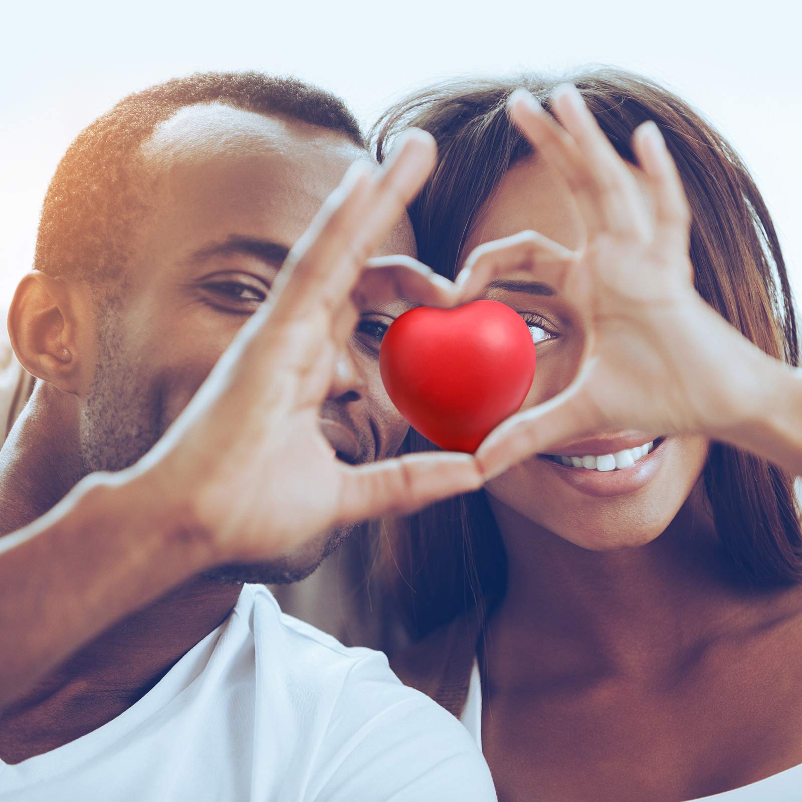 Sumind red heart stress ball for DIY crafts and favors.