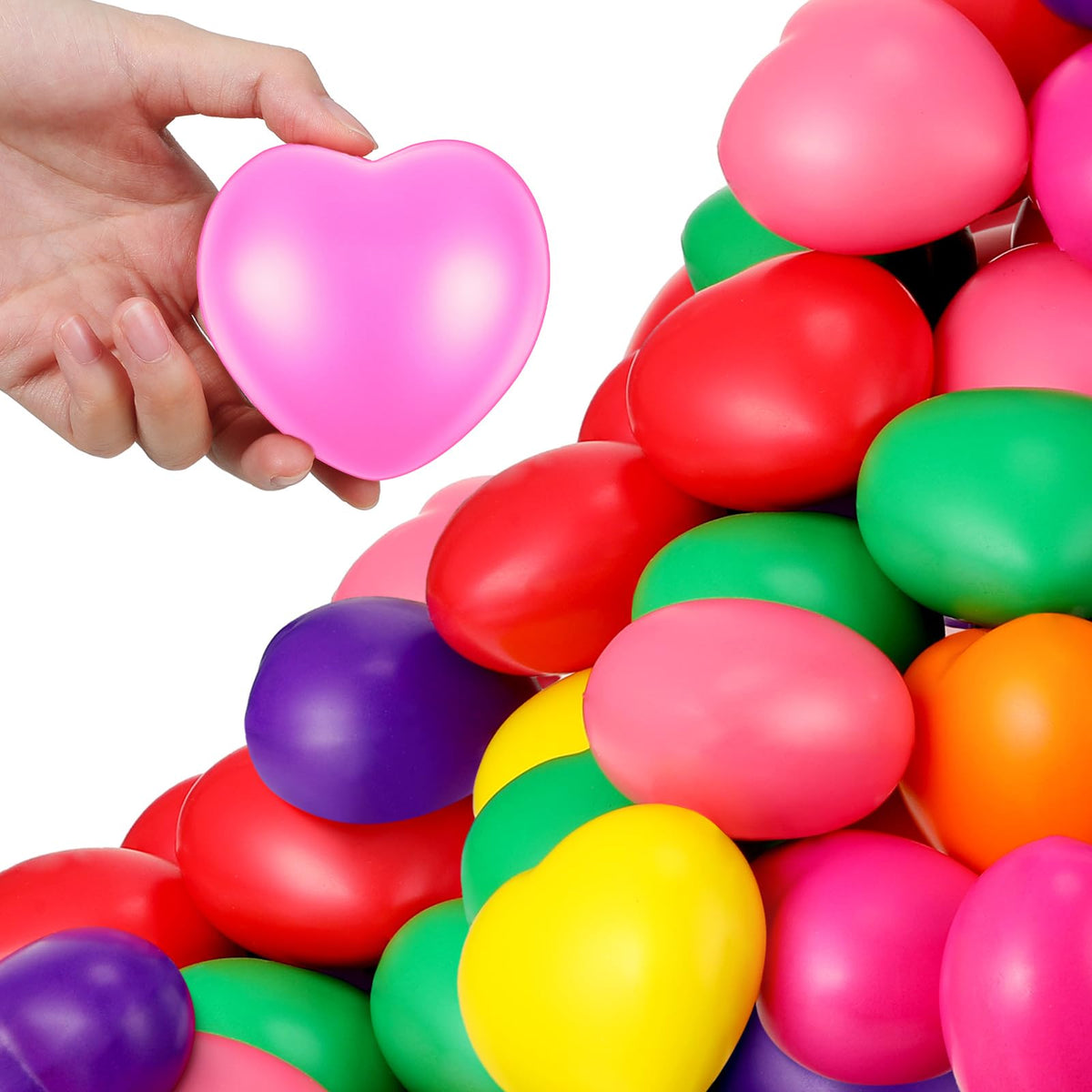 Sumind red heart stress ball for desk relief and Valentine's mood
