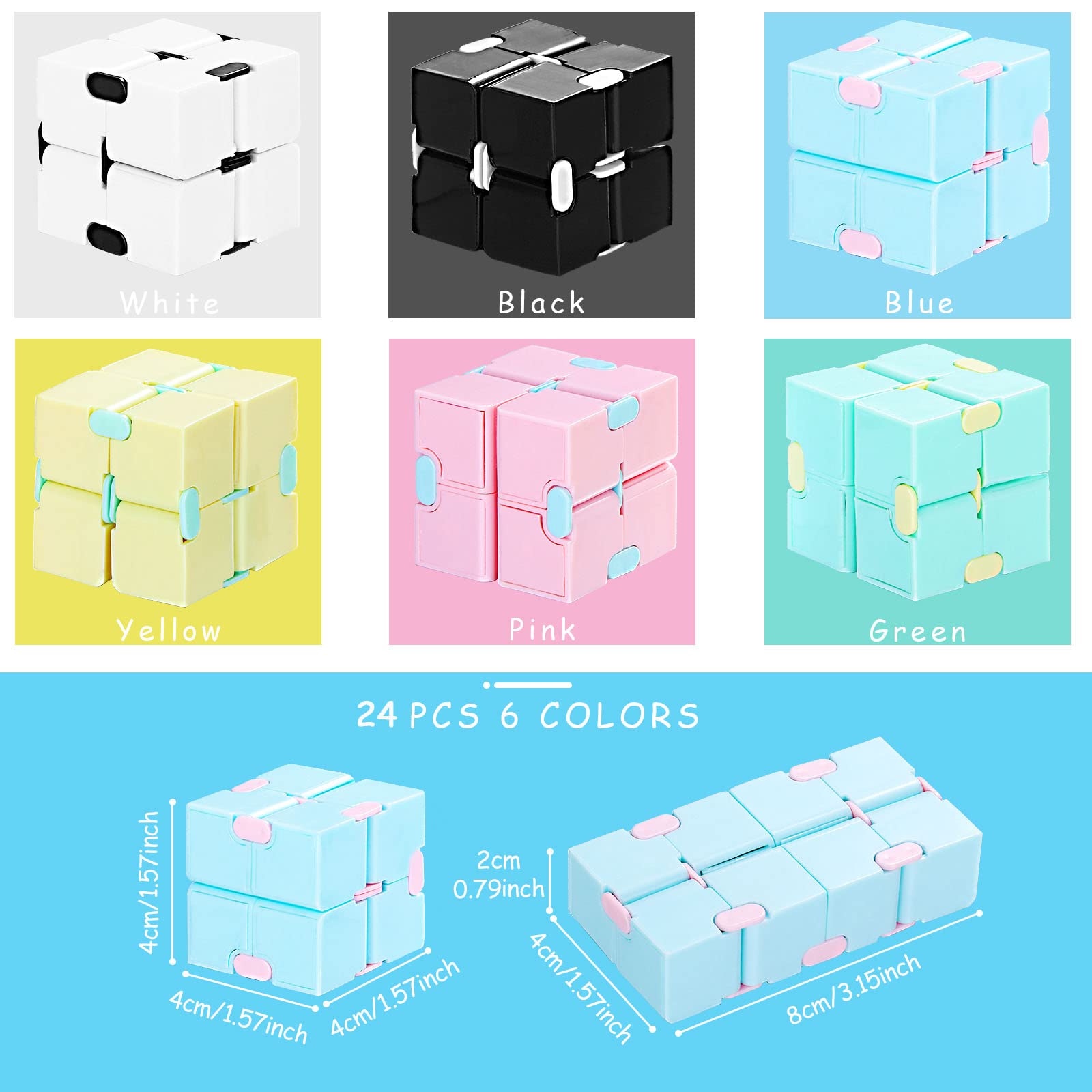 Sumind Infinity Cube pocket-size with one-handed play for on-the-go focus.