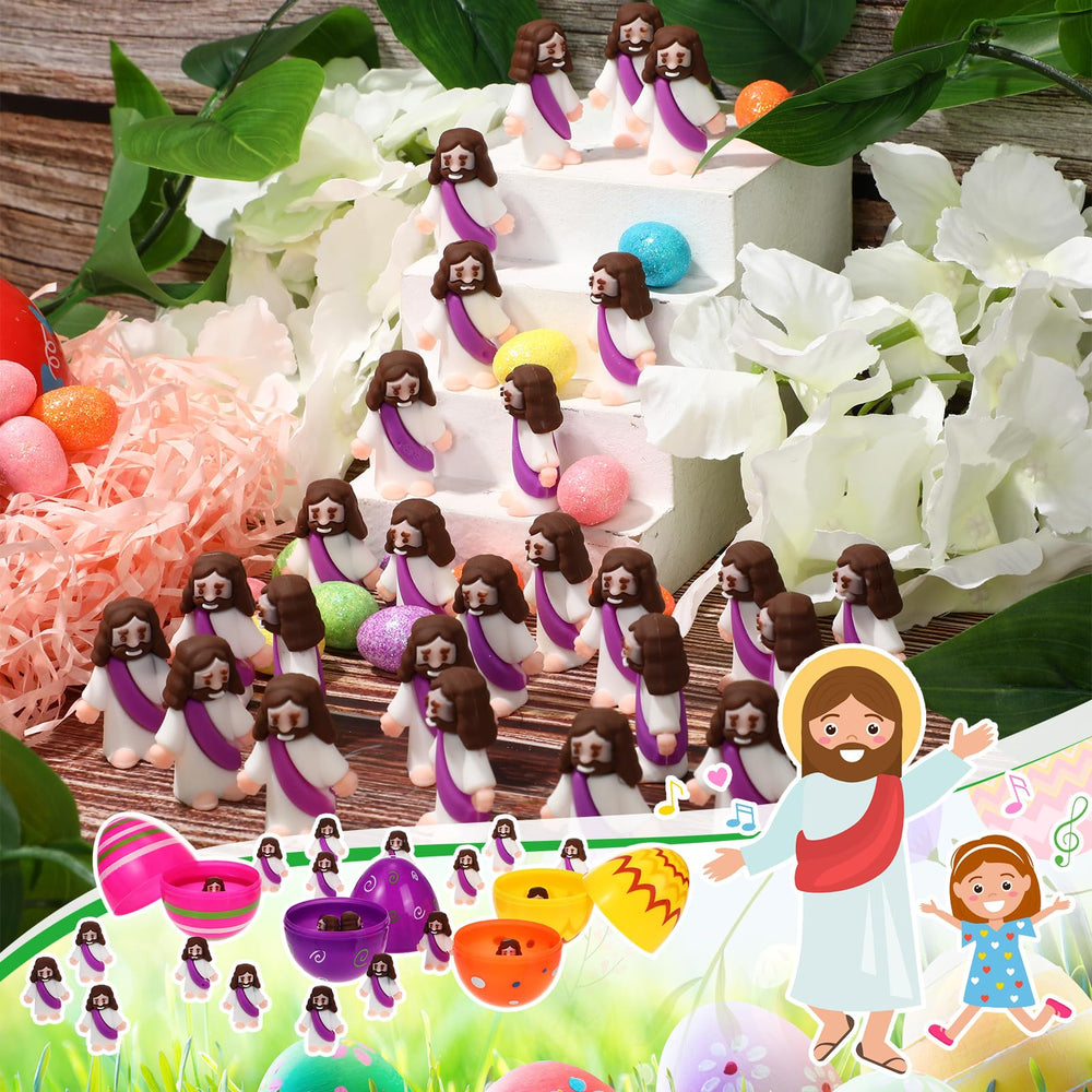 Sumind religious toy figurines ideal for Easter egg hunts and classroom activities.