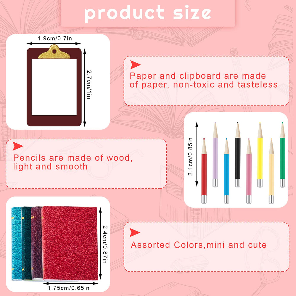 Sumind miniature pencils in eight colors for coloring and creative tasks.