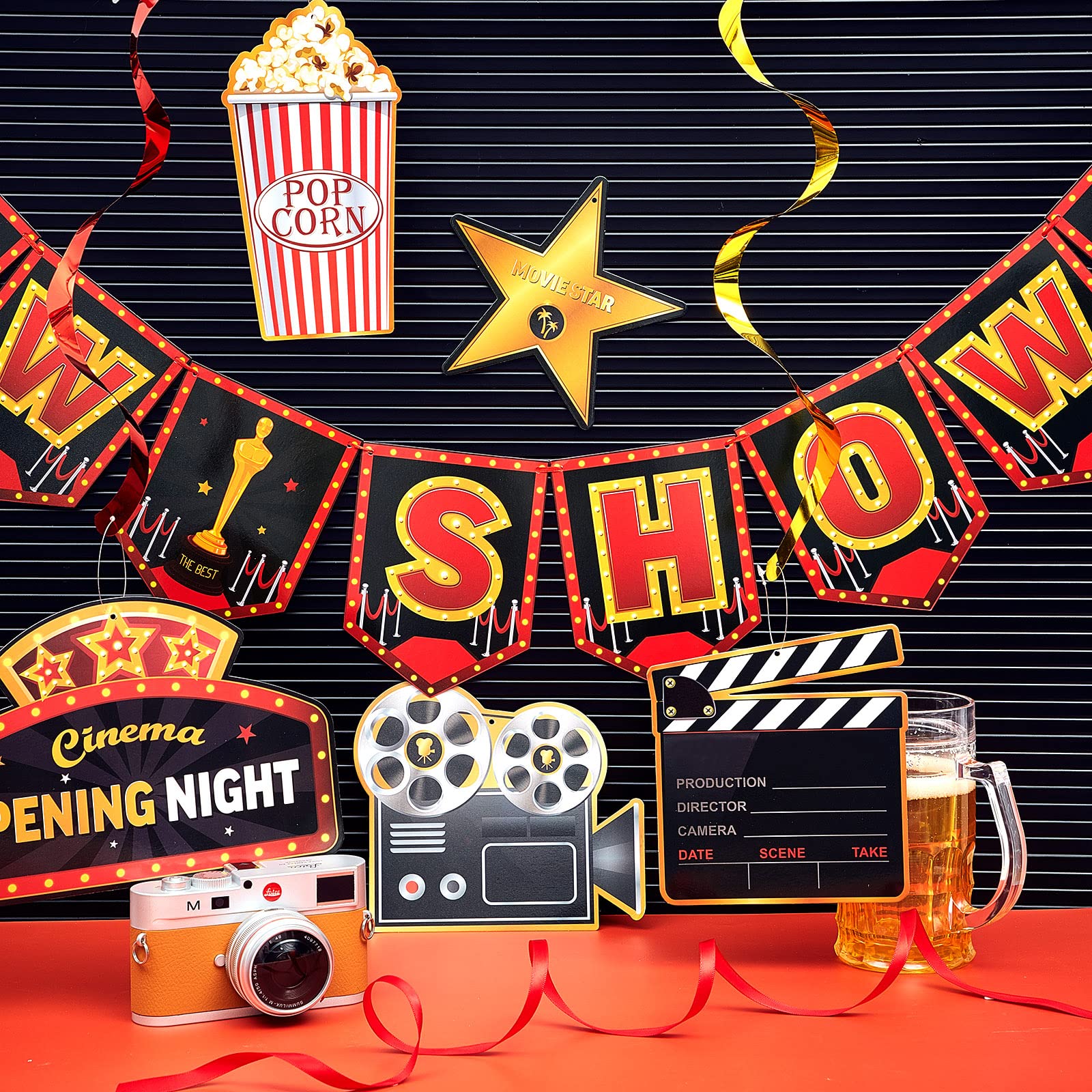 Sumind movie cardstock pattern 2 provides vibrant backdrop accents.