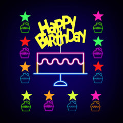 Sumind neon paper banner ideal for bold wall backdrops.