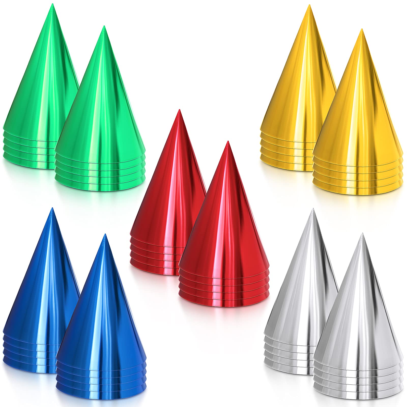 Sumind party hat foil gold: eye-catching decoration for birthdays and photo memories