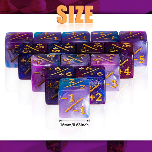 Sumind positive counter dice in action to track buffs.