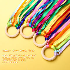 Sumind rainbow wand set enhances group exercise and festive decor.