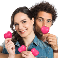 Sumind rose red heart stress ball gift set enhances party favors and celebrations.