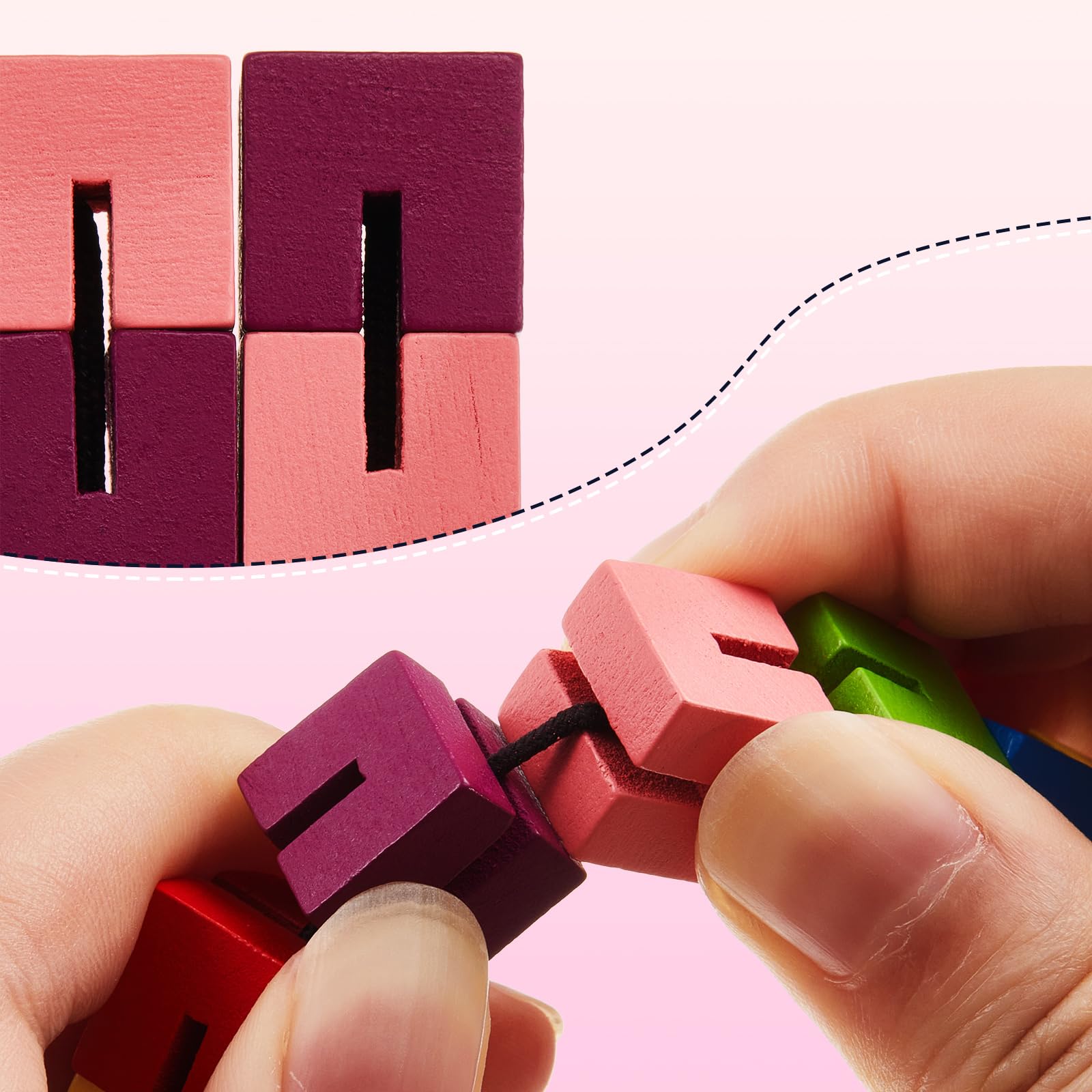 Sumind 3D twist cube configurations encourage spatial reasoning through hands-on exploration.