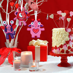 Sumind Valentines Day Craft Kit ornaments suitable for banners and festive decor