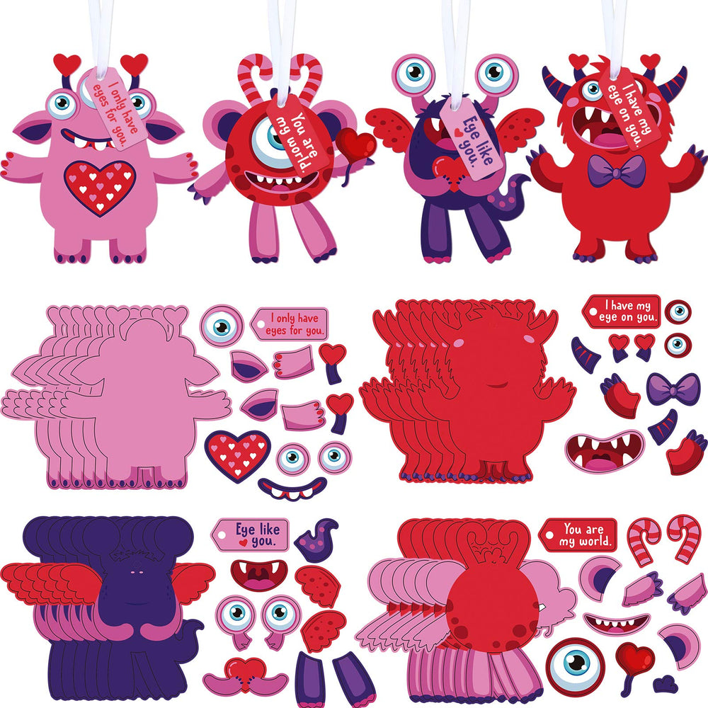 Sumind Valentines Day Craft Kit stickers for vibrant kid-friendly ornaments