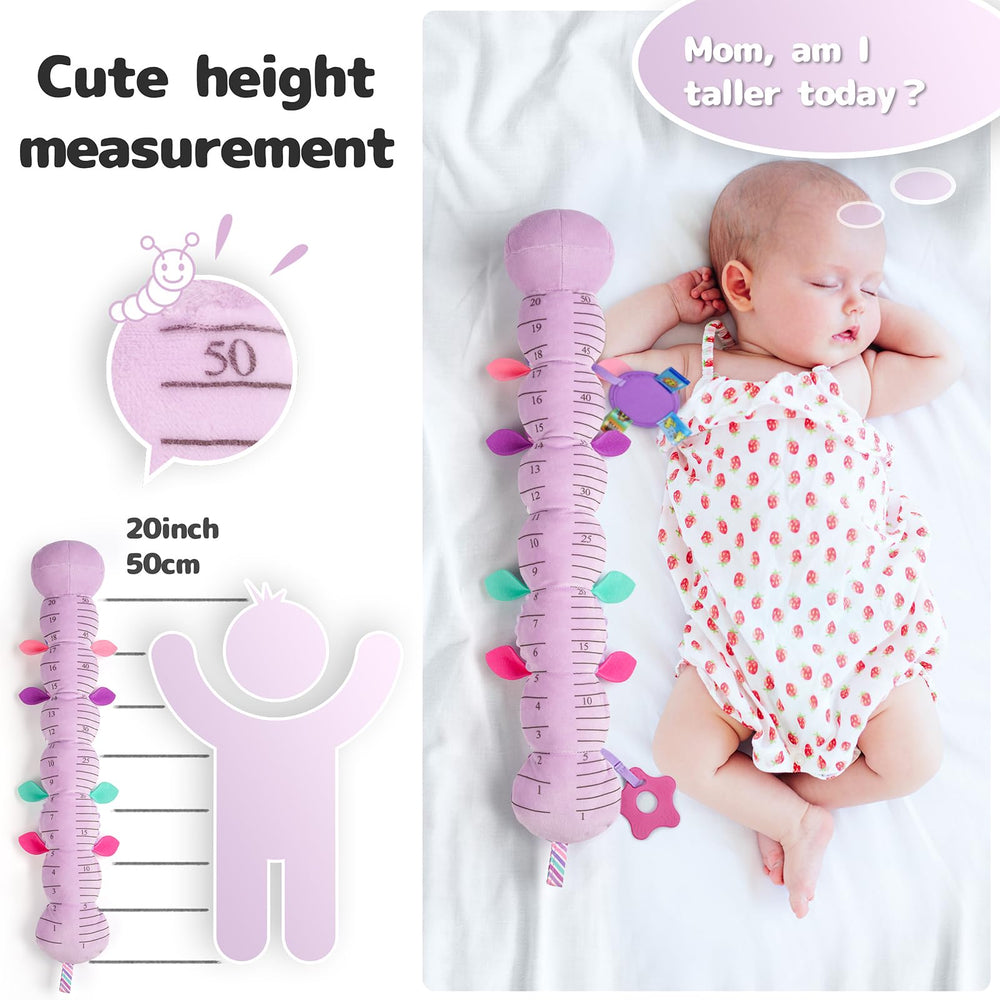 Sumobaby caterpillar crinkle textures stimulate tactile exploration.