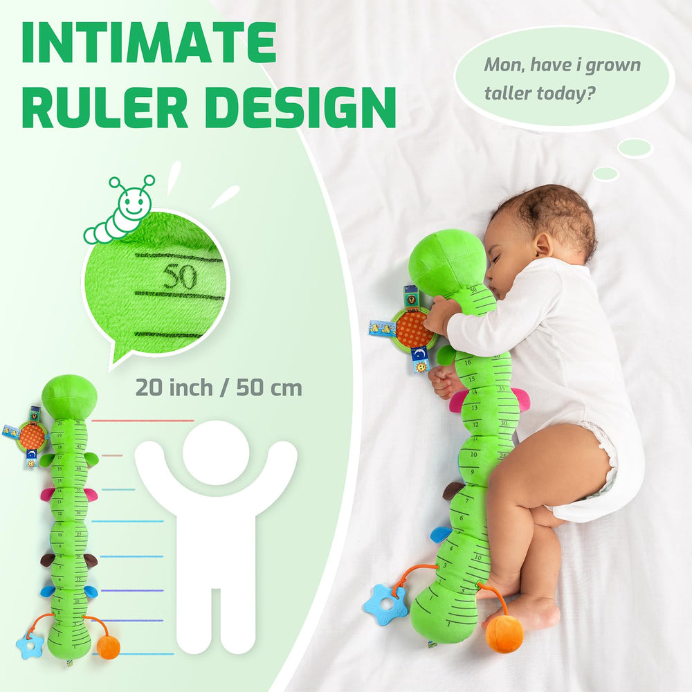 Sumobaby Caterpillar growth ruler belly tracks tummy time milestones