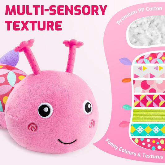 Sumobaby Caterpillar head showing musical sounds for auditory exploration.