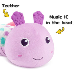 Sumobaby caterpillar mirror play to boost visual tracking and curiosity.