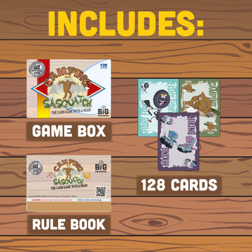 Sun Company Sasquatch card highlights the wild Sasquatch with playful twists.