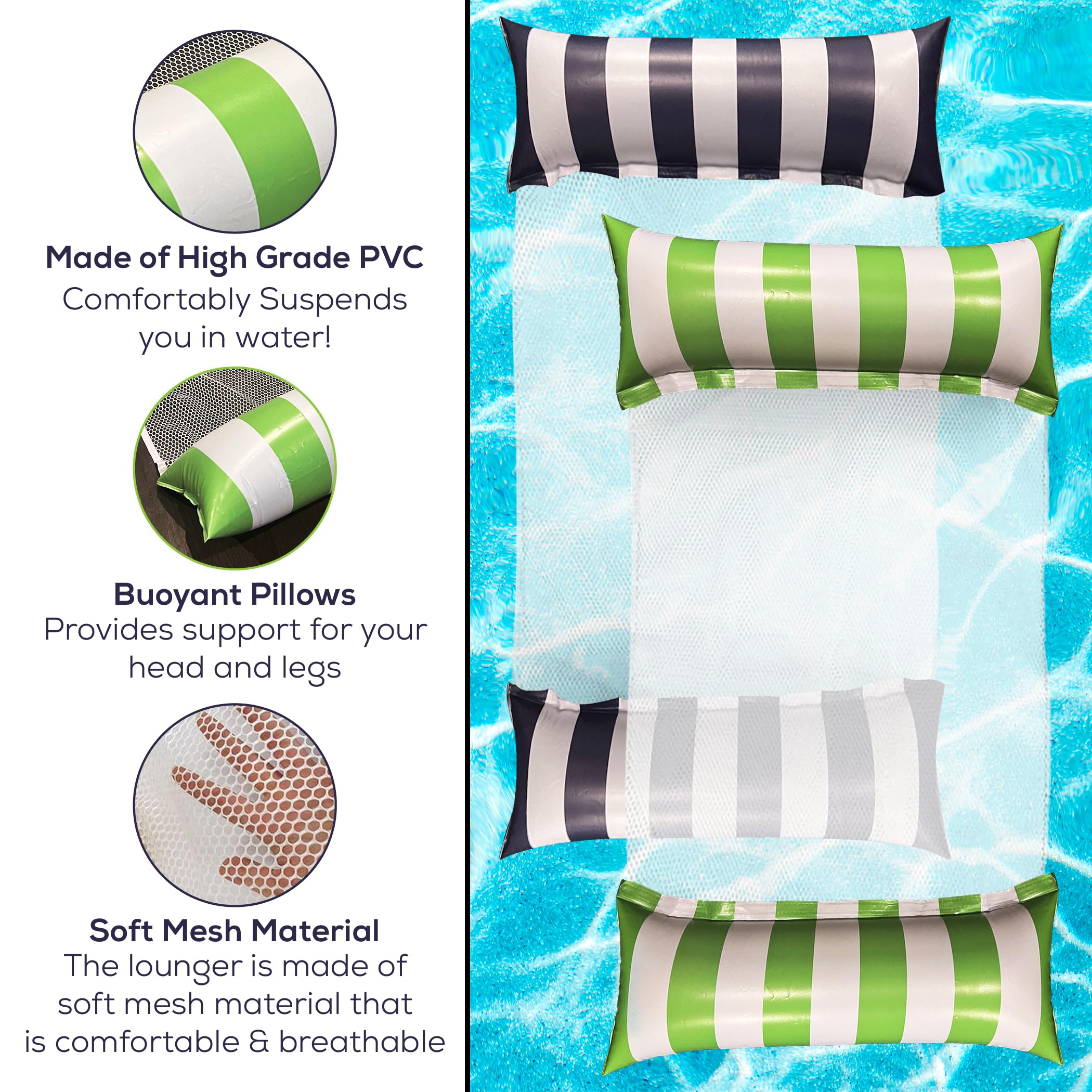 Sun Fun 5-in-1 pool float exercise saddle mode supports light water workouts.