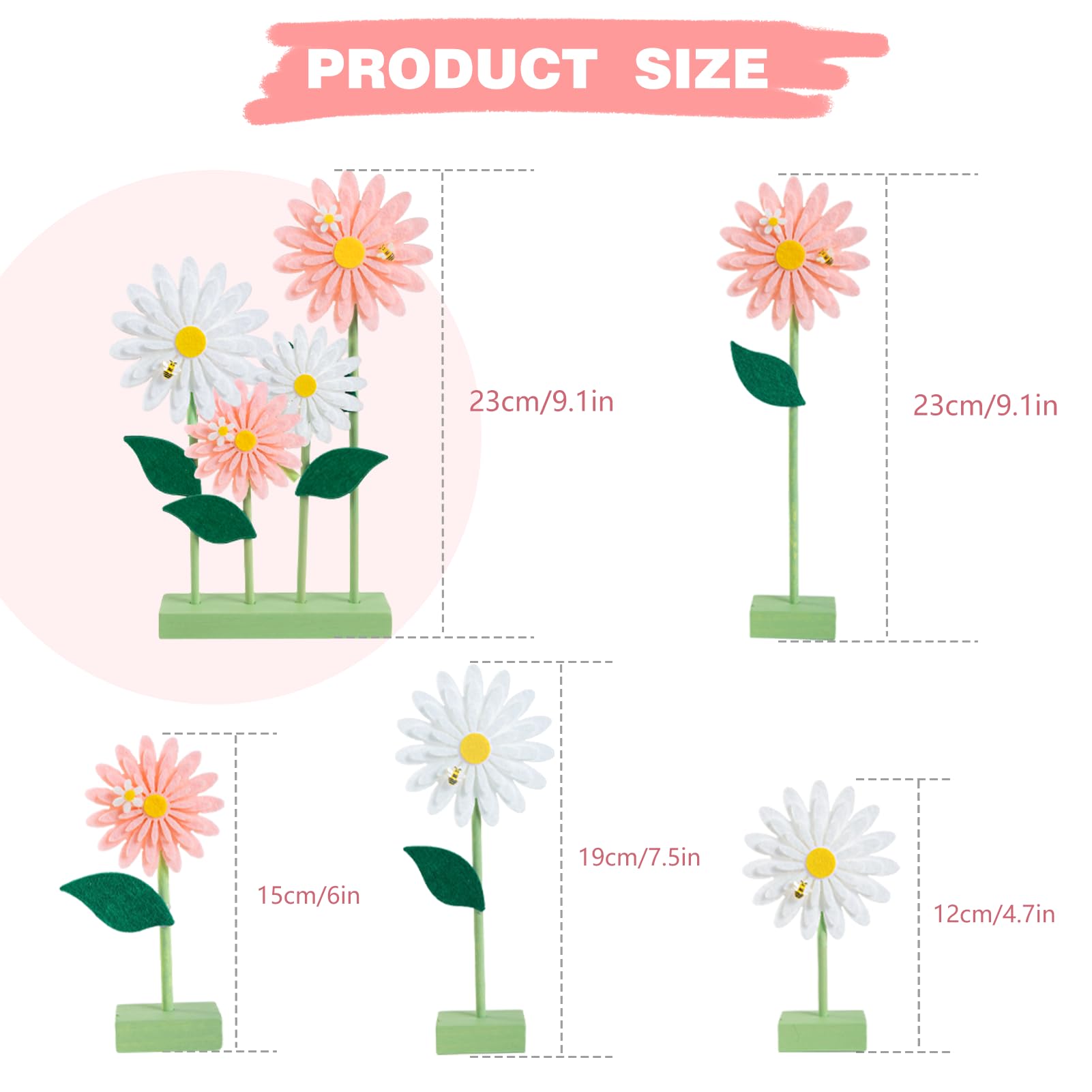 SUNBEAUTY white daisy centerpieces brighten spring gatherings.