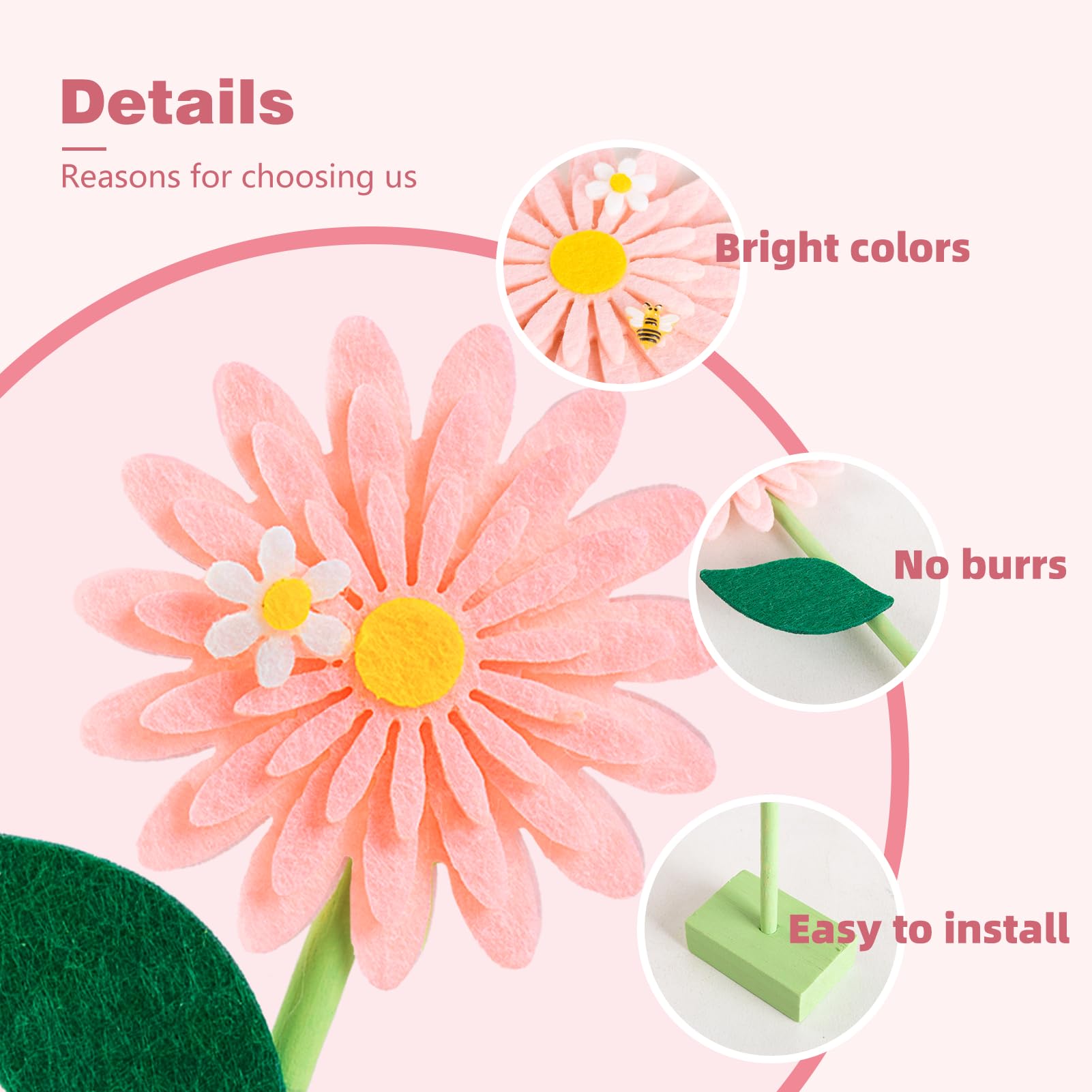 SUNBEAUTY daisy party decor for garden celebrations.