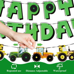 SUNBEAUTY farm-themed banner, durable decor for festive farm parties