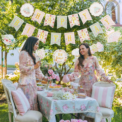 SUNBEAUTY floral garland banner backdrop ideal for photos