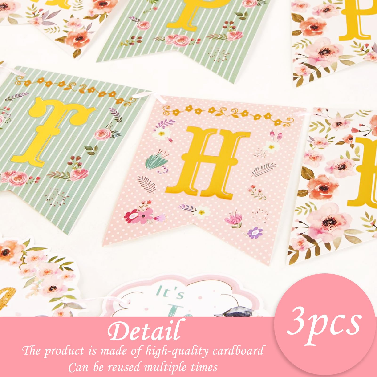 SUNBEAUTY tea cup banner detail adds delicate charm to tables