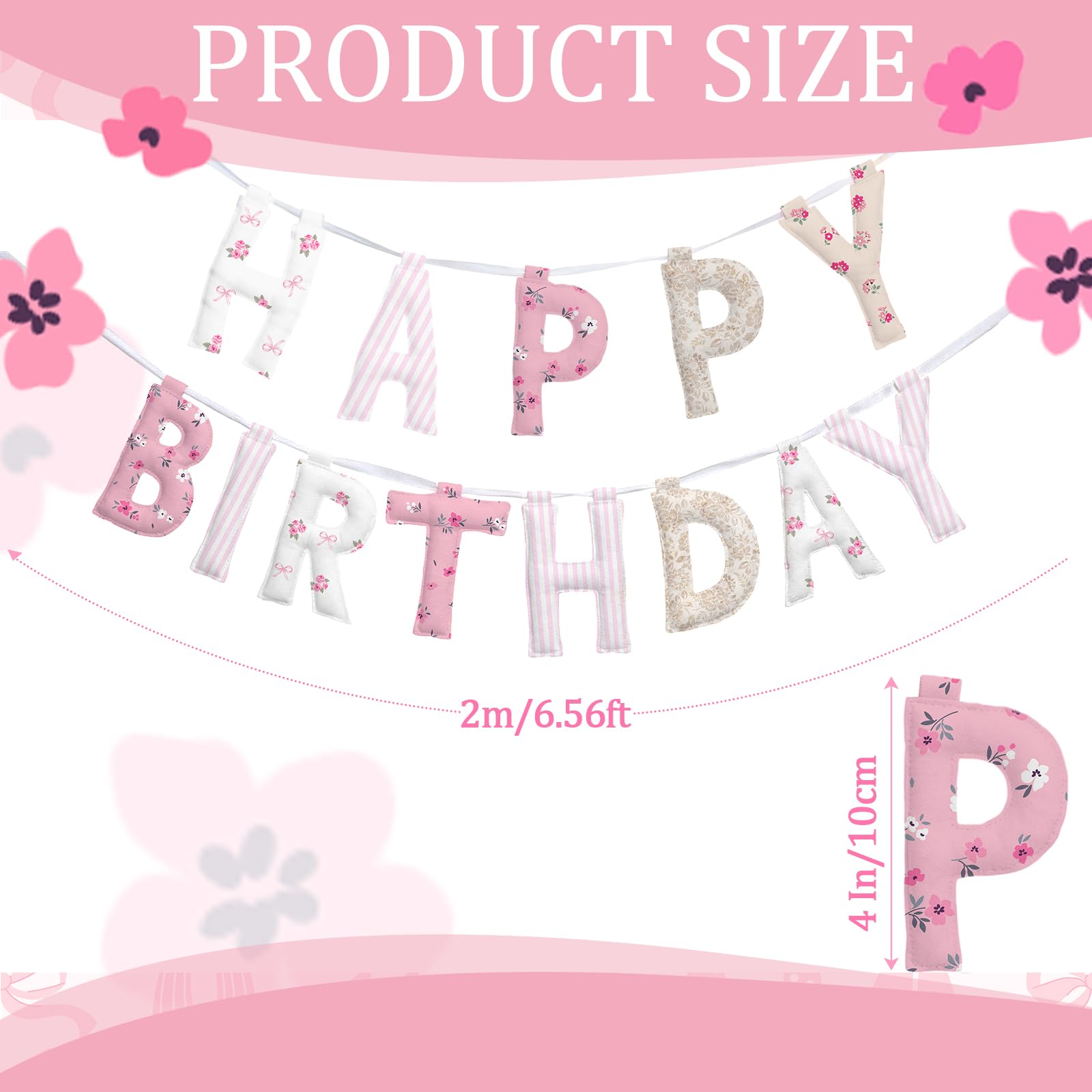 Suncalla glitter felt banner adds warm mood to indoor parties
