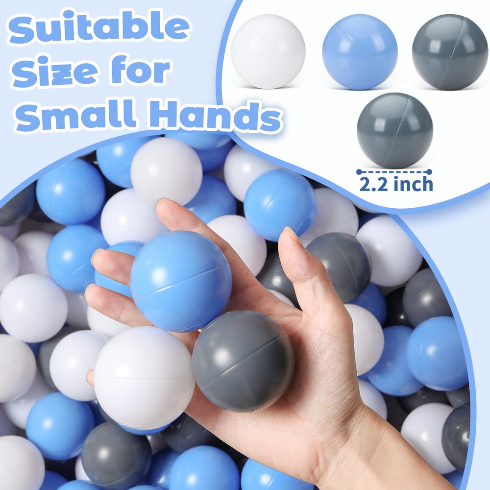 Suncuber 2.2-inch balls sized for easy grip by little hands.