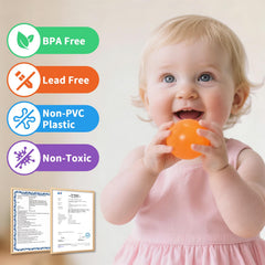 Suncuber ball pit balls BPA-free materials underscore safe sensory play.