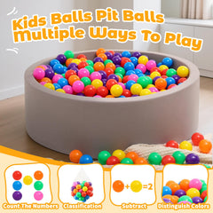 Suncuber ball pit balls lightweight and durable for indoor play with kids.
