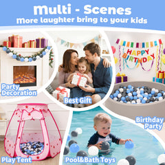 Gift-ready Suncuber toddler balls set for birthdays or holidays.