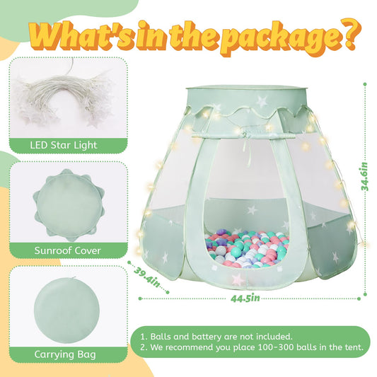 Suncuber Pop Up Tent mesh windows provide airy, comfortable play
