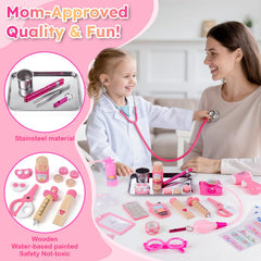 Sundaymot-Doctor-Kit coats and hats to spark imaginative care play.