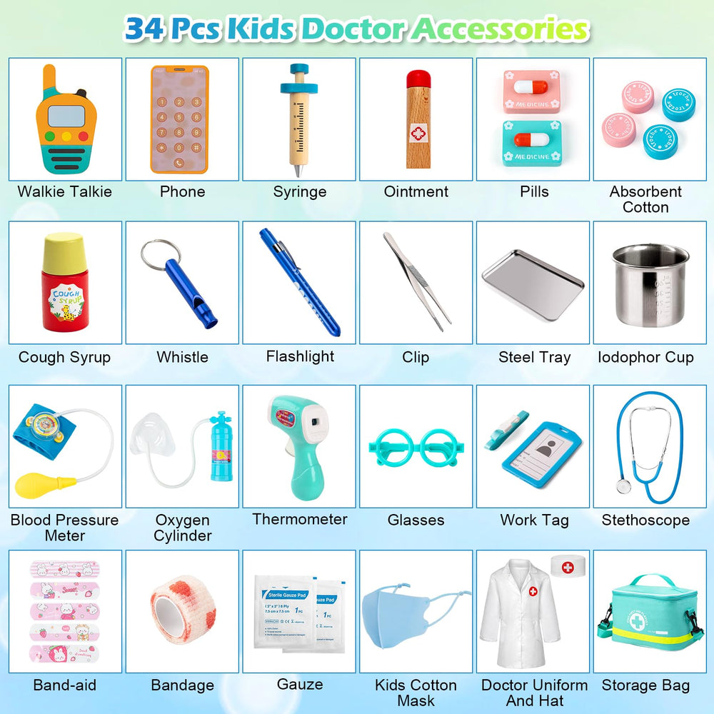 Sundaymot Doctor Kit face mask and accessories support role-play safety and hygiene