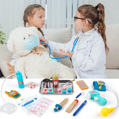 Sundaymot Doctor Kit wooden syringe adds tactile realism to pretend medical exams