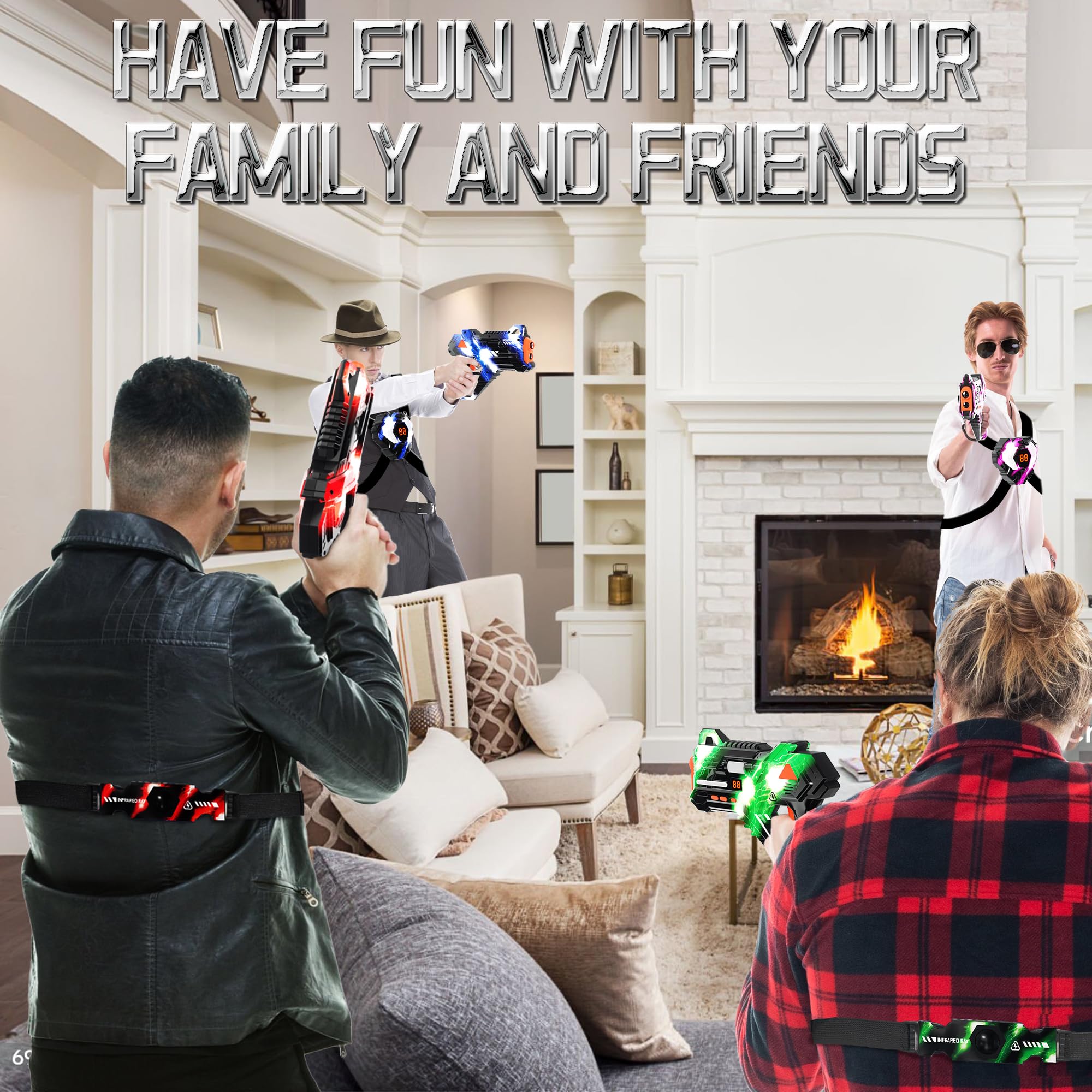 Sundelta indoor-outdoor play set for backyard battles and events.