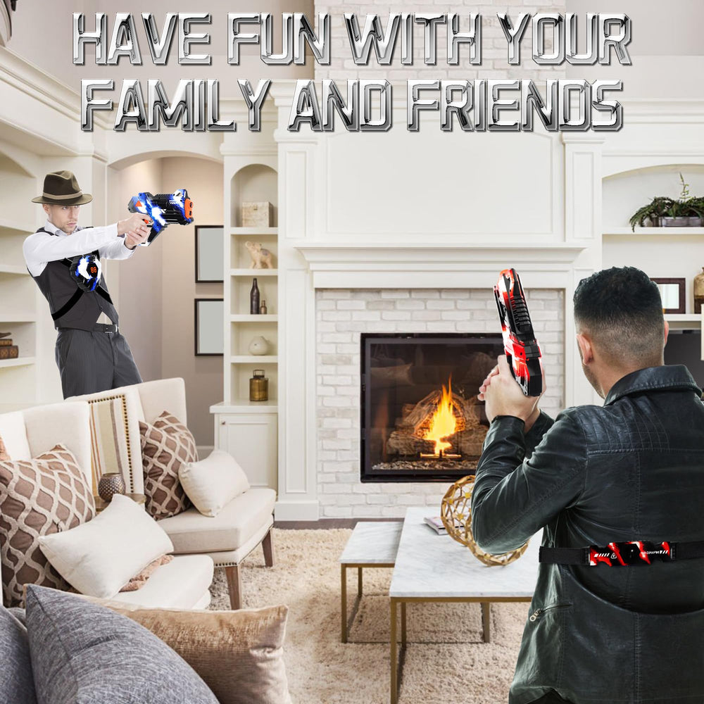 Indoor/outdoor Sundelta laser tag battleground setup in action
