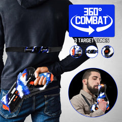 Sundelta laser tag vest front view ready for team battle