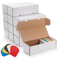 SUNEZLGO 12-pack card storage box closed for secure transport of collectible cards.