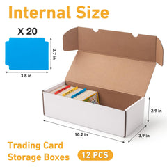 SUNEZLGO box open with dividers showing organized card sections.
