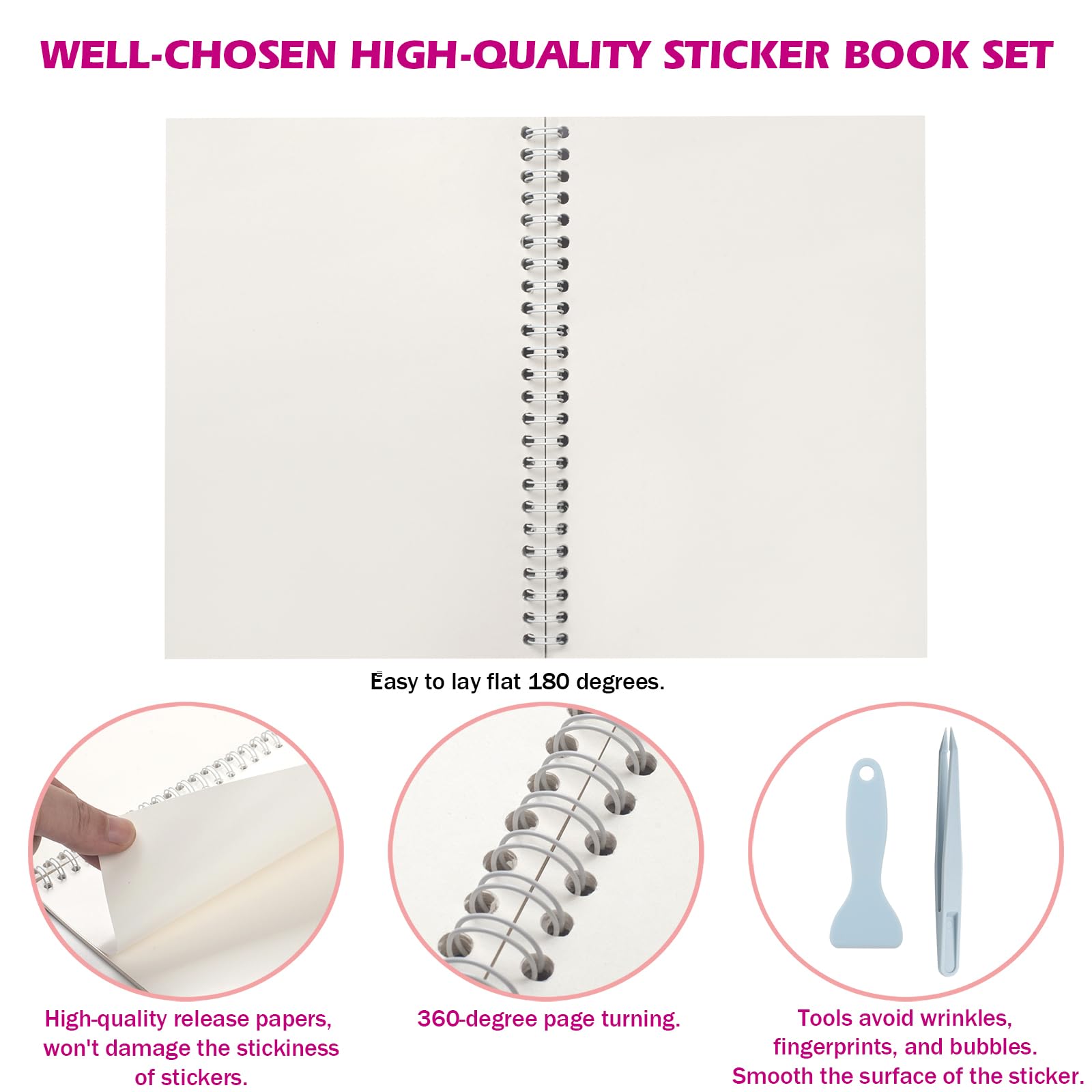 SUNEZLGO A5 tweezer and spatula set aiding precise placement and wrinkle-free application.