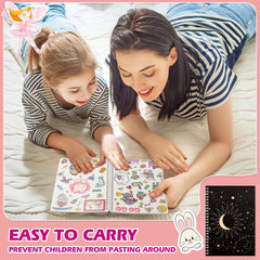SUNEZLGO A5 waterproof and dustproof pages designed for everyday sticker activities.