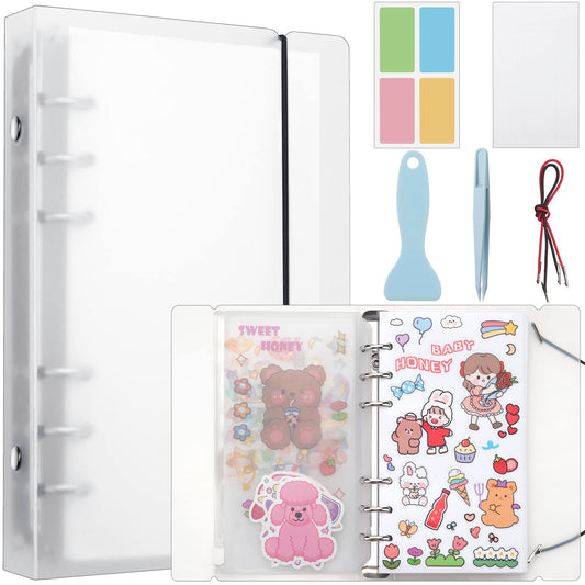 SUNEZLGO sticker album front cover with frosted finish for quick identification and protection.