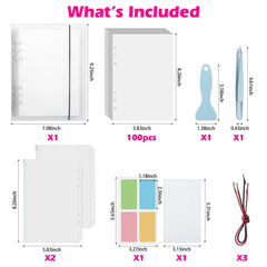 SUNEZLGO interior pockets with zippers securely hold stickers and tools.