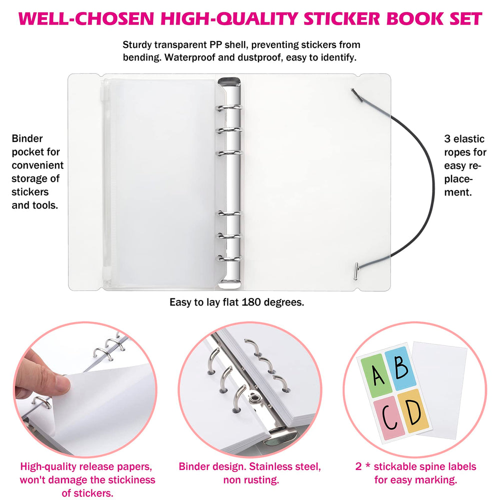 SUNEZLGO spine labels enable quick labeling and content finding.