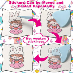 SUNEZLGO sticker collection supports multiple materials for versatile crafts.
