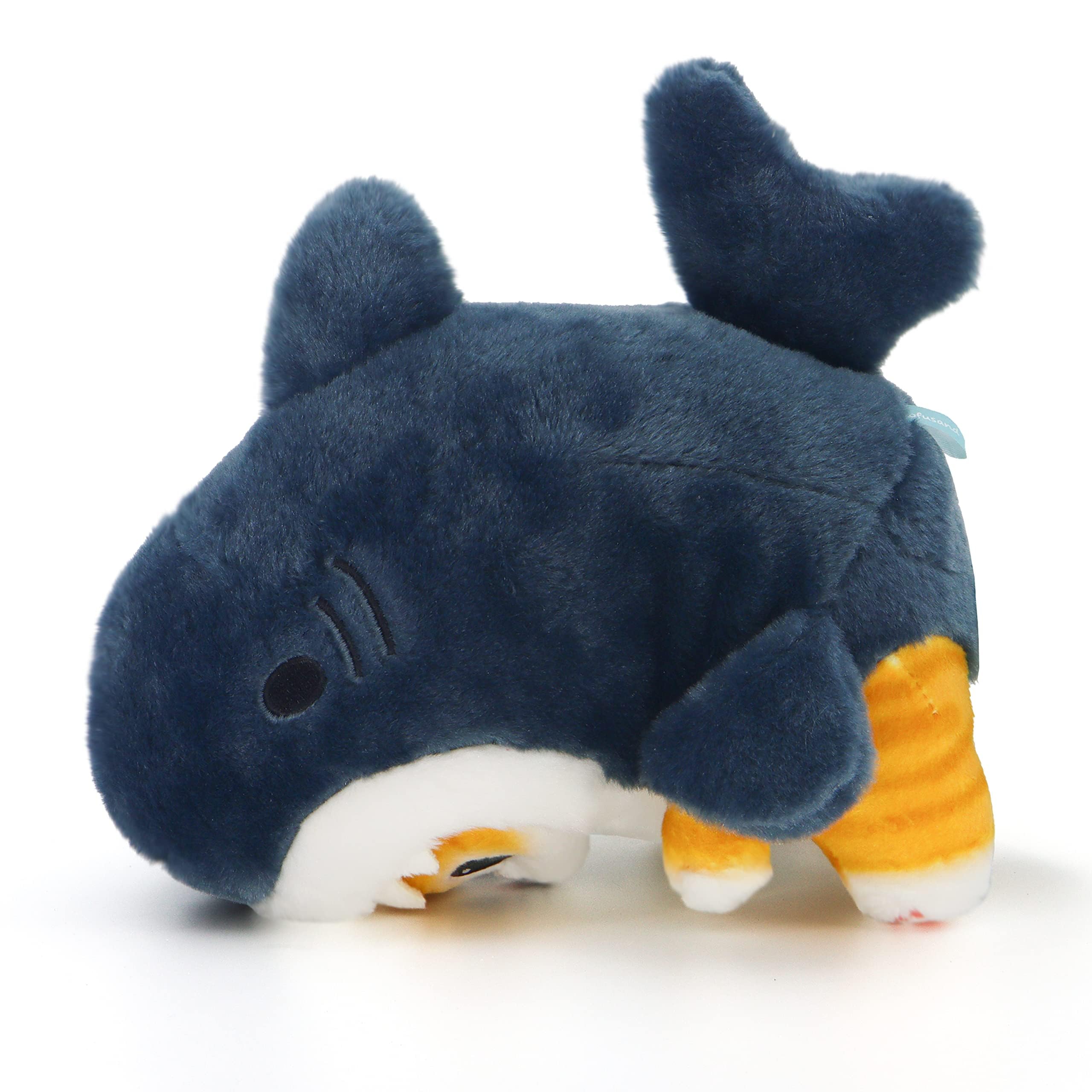 Sunfedmiss pillow-style cuddle demonstrates multipurpose use as lumbar pillow and toy.