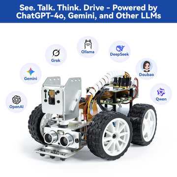 SunFounder PiCar-X AI vision module enabling real-time recognition