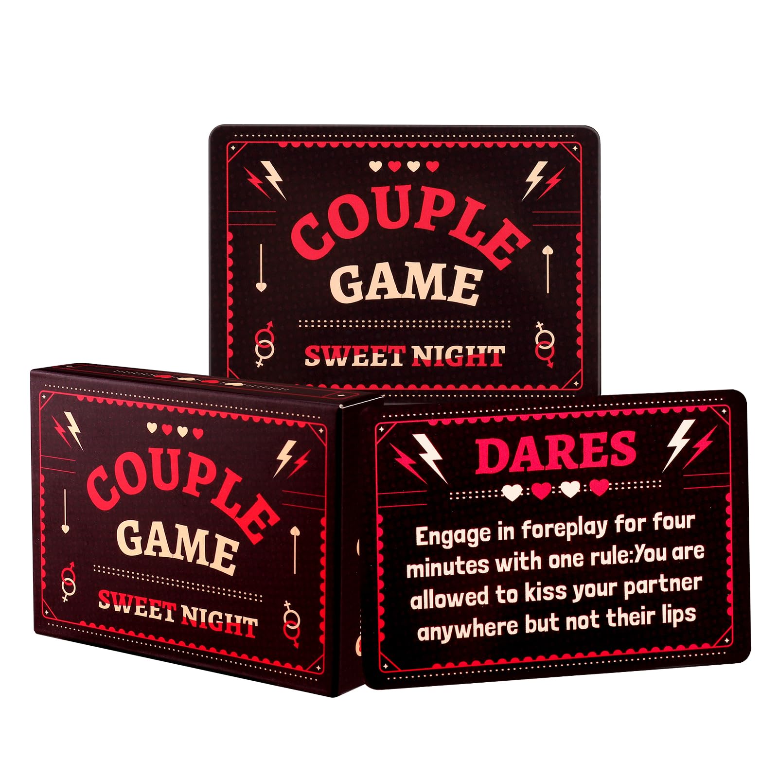 SUNHHX Couple Edition deck opened to reveal prompts for intimate conversations.